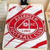 Coperta in Flanella con Logo Aberdeen, Alta Qualità, Confortevole per Tutte le Stagioni, Decorazione per la Casa, Calore e Comfort