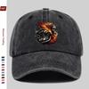 pc Fashion Flame Biker Skull Print Baseball Cap Party and Racing Decorative Sun Hat Multiple Colors Available Home Leisure D