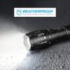High Power T6 LED Flashlights Camping Torch 5 Light Modes Zoom Light Aluminum Alloys Waterproof Material External 18650 Battery