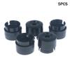 5 Bucăți 7L6 601 173A 2ZZ Capac Cromat pentru Piuliță Șurub Roată Plastic ABS Cu Finisaj Crom Triplu Pentru Touareg 2004-2014