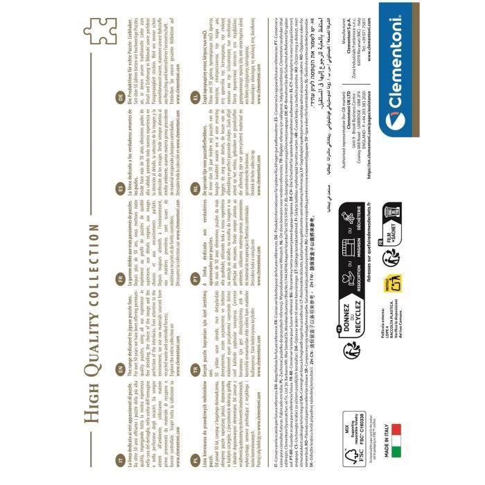 CLEMENTONI - Compact 1000 pièces - La None