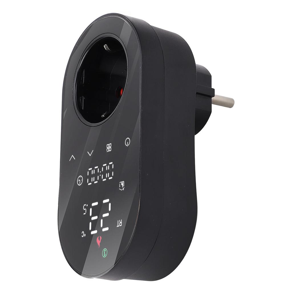 LED Digital Temperature Control Socket Programmable Plug in Thermostat Controlled Outlet for AC Floor Hting 16A