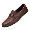 Men's Breathable Cowhide Loafers - New Style Casual Business Leather Shoes