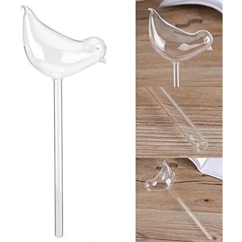 

1 шт. Поилка для растений Самополивающиеся шары Форма птицы Выдувные прозрачные аква-колбы