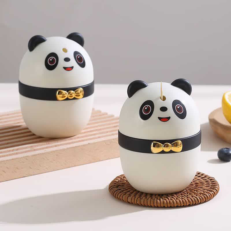 Automatic Press-Type Panda Toothpick Dispenser