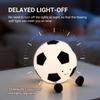 Cute Football LED Night Light Silicone Pat Sensor Rechargeable Bedside Lamp Kids Gift Soccer Ball Warm Light