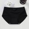 Mid Waist Antibacterial Pure Cotton Large Size Women Underwear With Full Cotton Crotch
