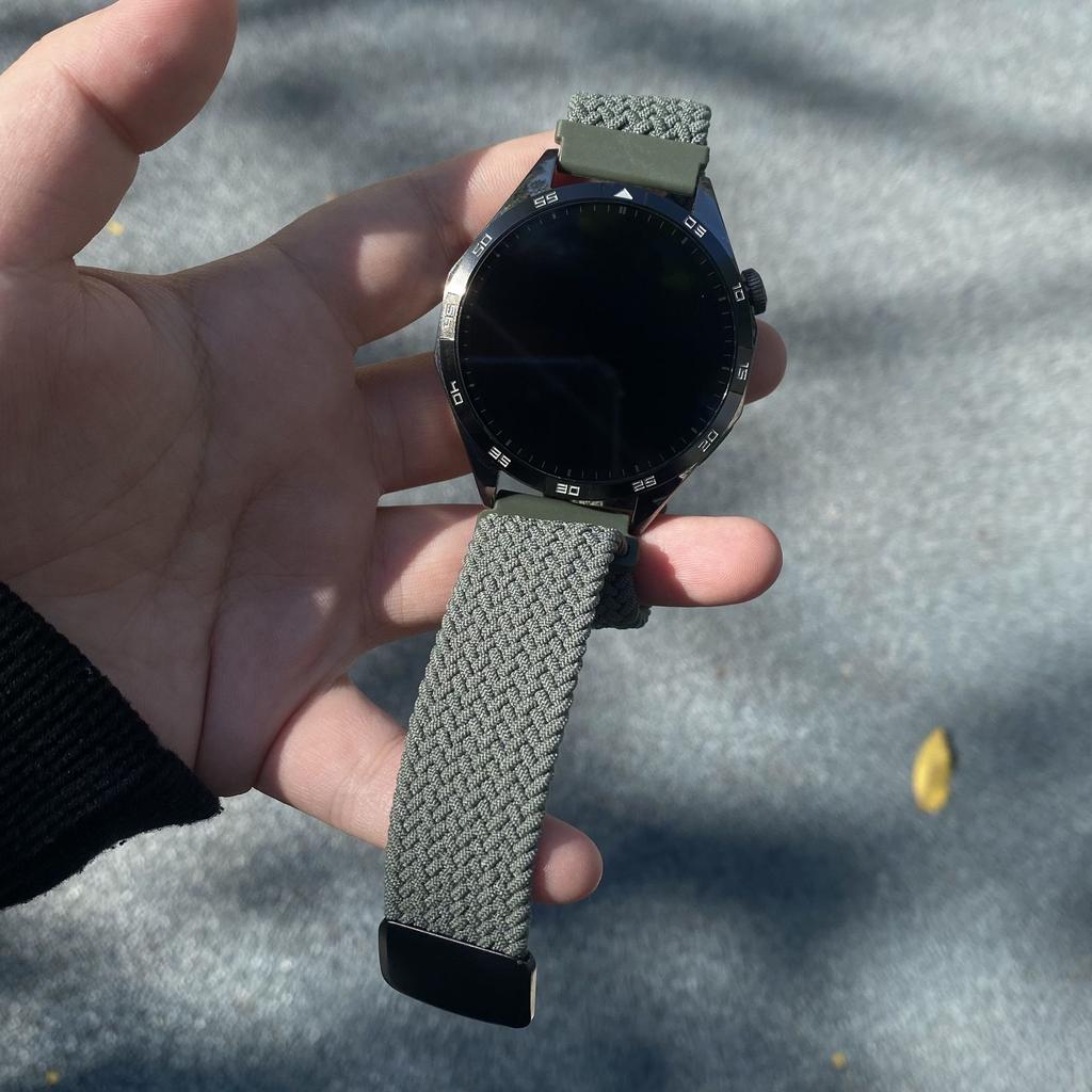 20mm 22mm Universelles Nylon Uhrenarmband - Nylon Magnetverschluss Elastisch Gewebt Smartwatch Ersatzband für HUAWEI Watch Samsung Galaxy Watch Amazfit