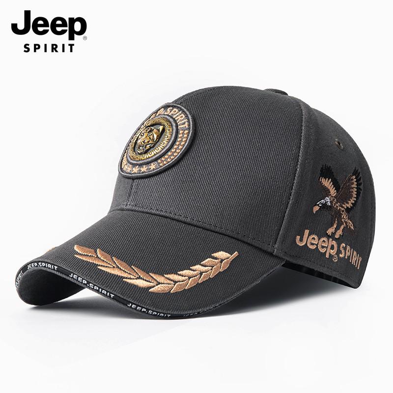 

JEEP SPIRIT Хлопковая бейсболка на все четыре сезона A0929 Adjustable (56-61cm) темно-серого