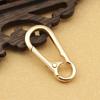 Versatile Stainless Steel Car Keychain for Men and Women - Waist, Bag, and Backpack Hanging Hook