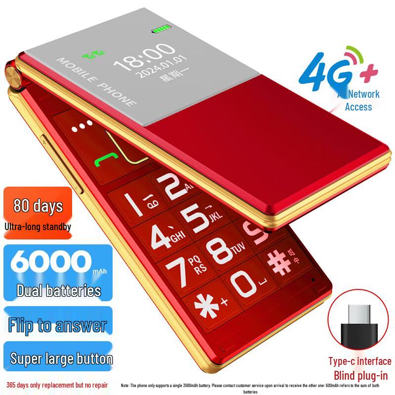 Newman V09 4G véčkový telefon pro seniory (CN verze)