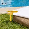 Blanket Sand Spikes 4Pcs Beach Towel Fixing Clip Stake, Windproof Outdoor Picnic Stake Spikes, Portable Holder Mat Clamps Clips