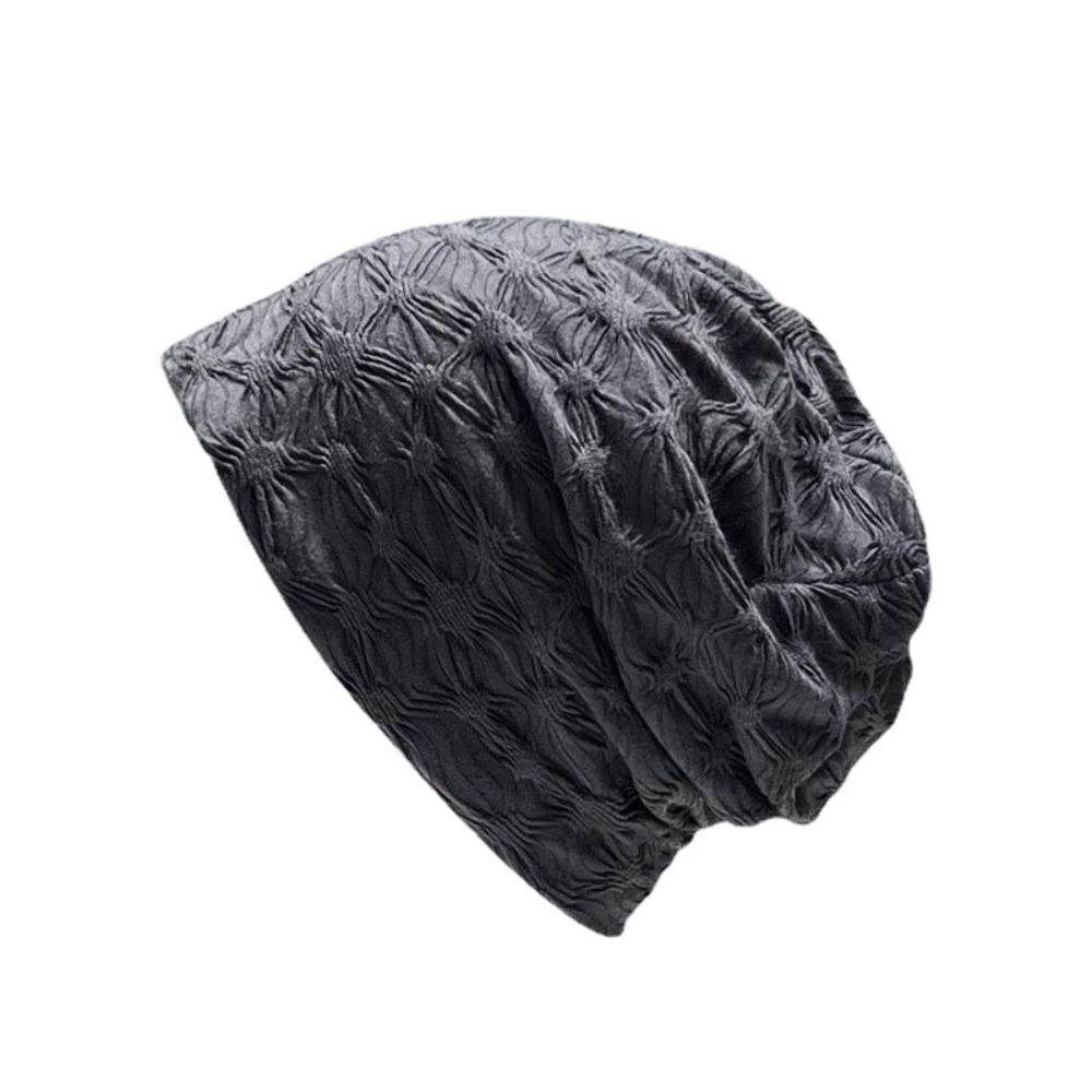 Slouchy Hat Night Sleep Cap Hair Care Hijab Turban Cap Big Head Beanie Hat  Spring Autumn