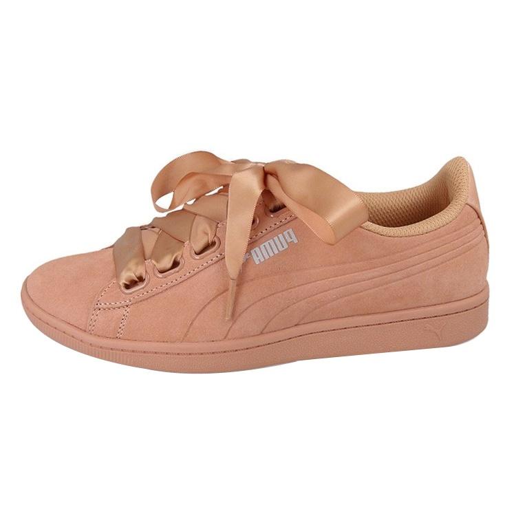 (WMNS) PUMA Vikky Ribbon Satin Ribbon For Pink Women s 366416-05 EU 36