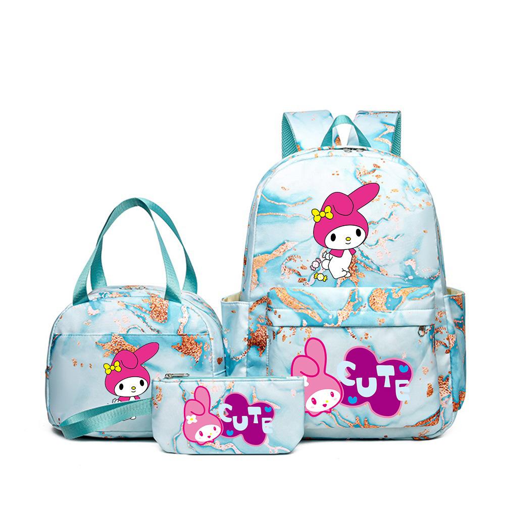 Student Schoolbag Large-Capacity Printing Junior High School College Student Casual Simple Backpack