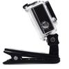 360 Degree Rotating Backpack Clip Mount, Sports Camera Hat Strap Clamp Accessory Compatible for GoPro Action Cameras