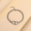 Bohemian Style coppery Handcuff Bracelet, Adjustable Chain Link Casual Accessory, Daily Wear, Special Gift for Women