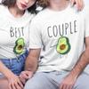 Beste Avocado Grafik T-Shirts für Paare Lustige Jahrestagsgeschenke Hochzeits passende T-Shirts Valentinstagsgeschenk Normale Kurzarm