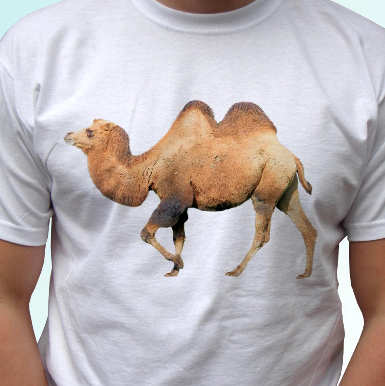

Camel white kids boys T-Shirt bactrian animal tee top design - s s kids baby 160