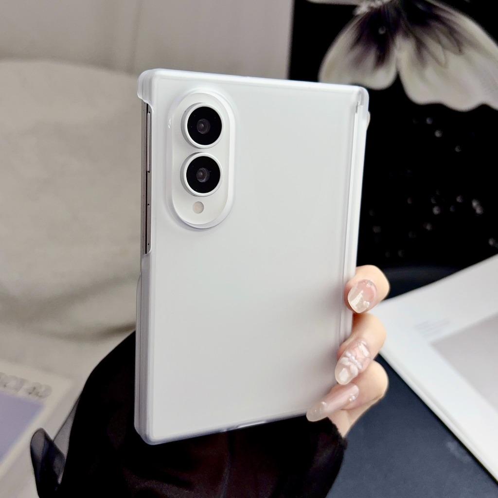 Hinge Protect Matte Frosted Semi-Transparent for Magsafe Phone Case For Samsung Galaxy Z Fold 8 7 6 Fold8 Ultra Fold7 Fold6 5G