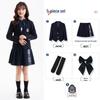 Children's Autumn/Winter Suit: Long-Sleeved Jacket & Pants Set for Boys & Girls - School/Kindergarten Uniform