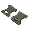 1 Pair Adjustable Knee Pads Multifunctional Waterproof Gardening Kneeling Pad for Household Work Baby Bath Dark Green