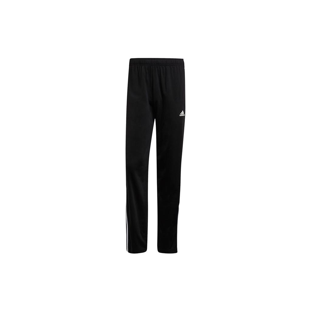 Adidas Solid Color Simple Knitted Sports Pants Men Bottoms Black H46110