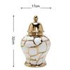 home decor vases Ceramic electroplated general jar Nordic flower vase handicraft decoration foyer soft decoration storage jars