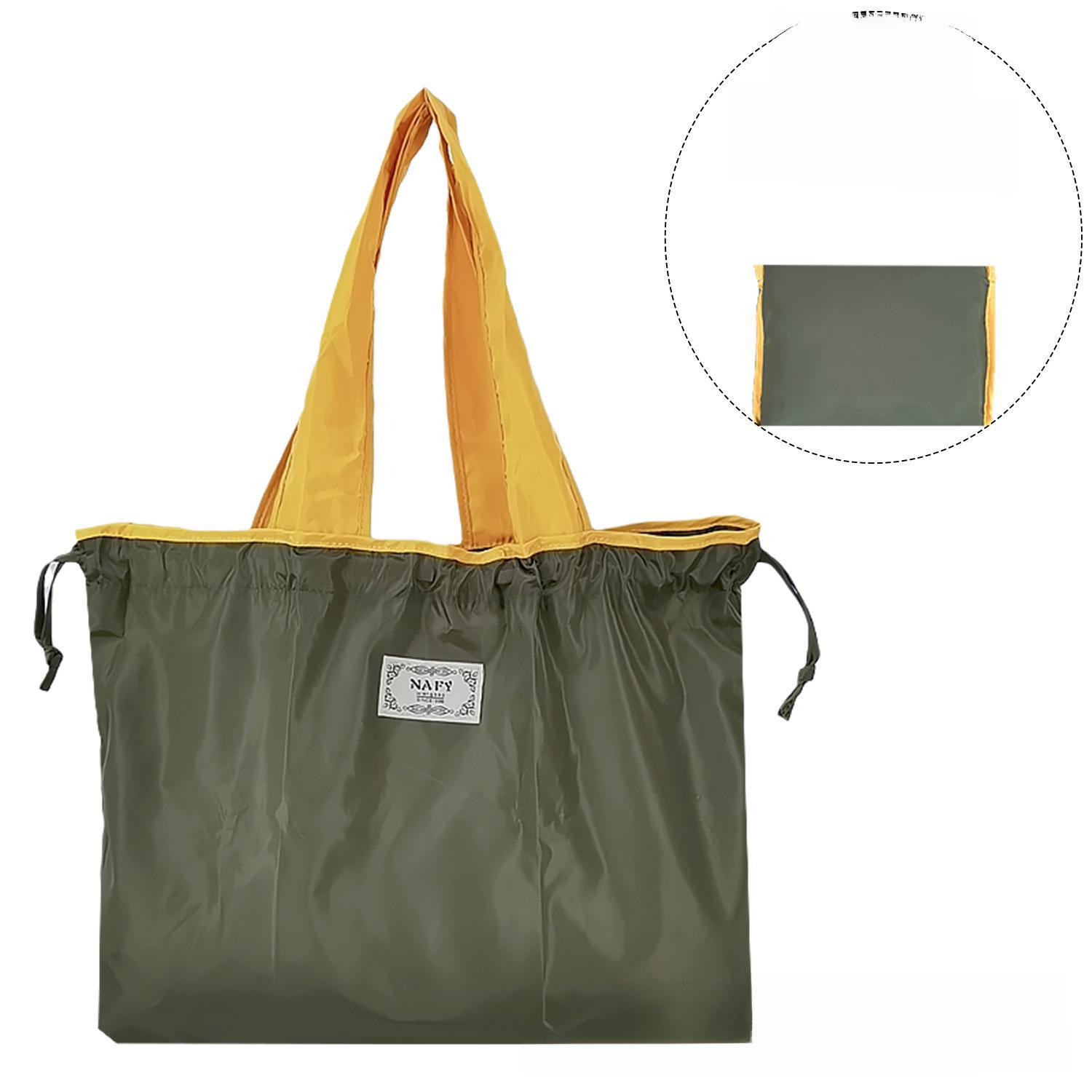 Однотонная сумка на шнурке Экологичная складная сумка для покупок и путешествий Medium 860₽