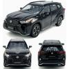 Highlander XSE AWD Hybrid 2021, Modellauto im Maßstab 1/32, Druckguss-Spielzeugautos, Fahrzeuge aus Metalllegierung, Druckguss-Fahrzeuge, Türen öffnen sich, Lichtgeräusch, drehbares Rad