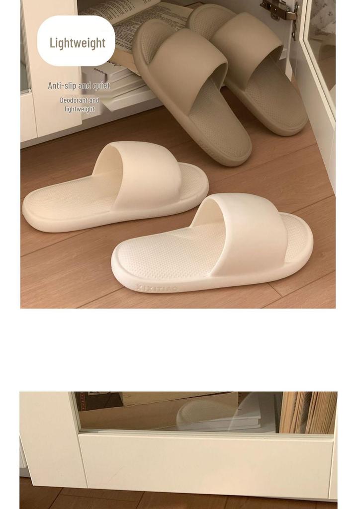 Weiche & Haftende Damen-Outdoor-Slipper: Einfarbige, lässige Sommersandalen mit einzigartigem Tragegefühl und rutschfester Sohle.