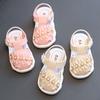 Kleinkindschuhe Mädchen Sandalen Baby Sommer Sandale Blume weiche Gummisohle rutschfeste Krippenschuhe