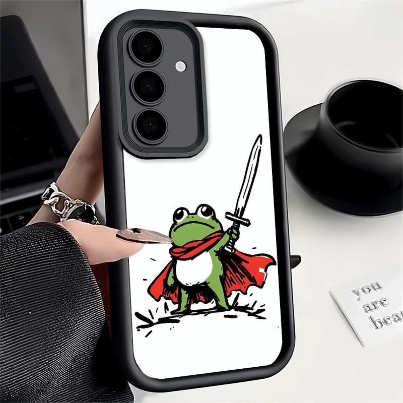 Phone Case for Samsung Galaxy A17 A16 A15 A14 A13 Cute Cartoon Frog A56 A36 A26 A55 A35 A25 A54 A34 A24 A53 A33 A23 A07 A06