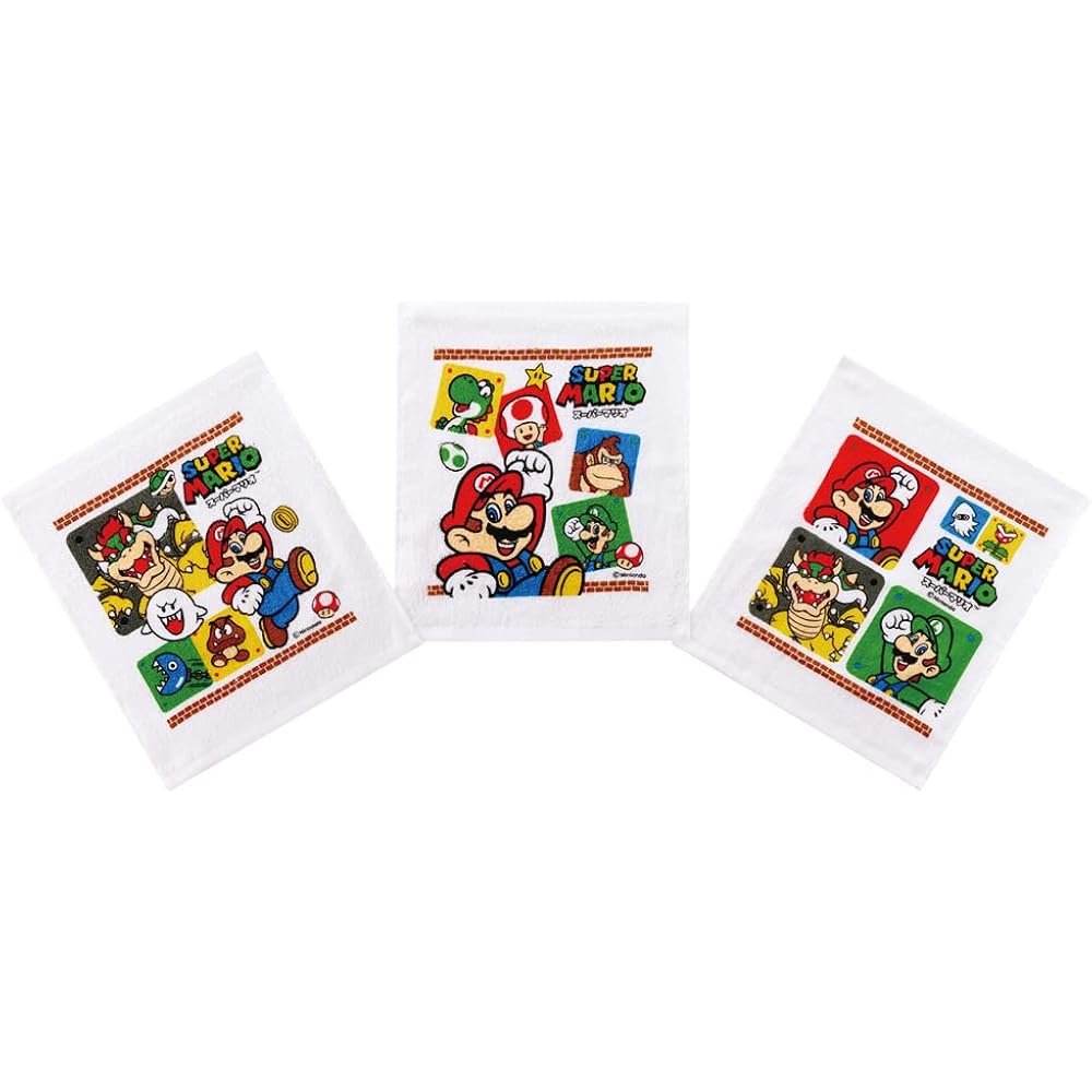 Skater (Skater) OAC1T-A Towel 3-Pack Set Super Mario 23