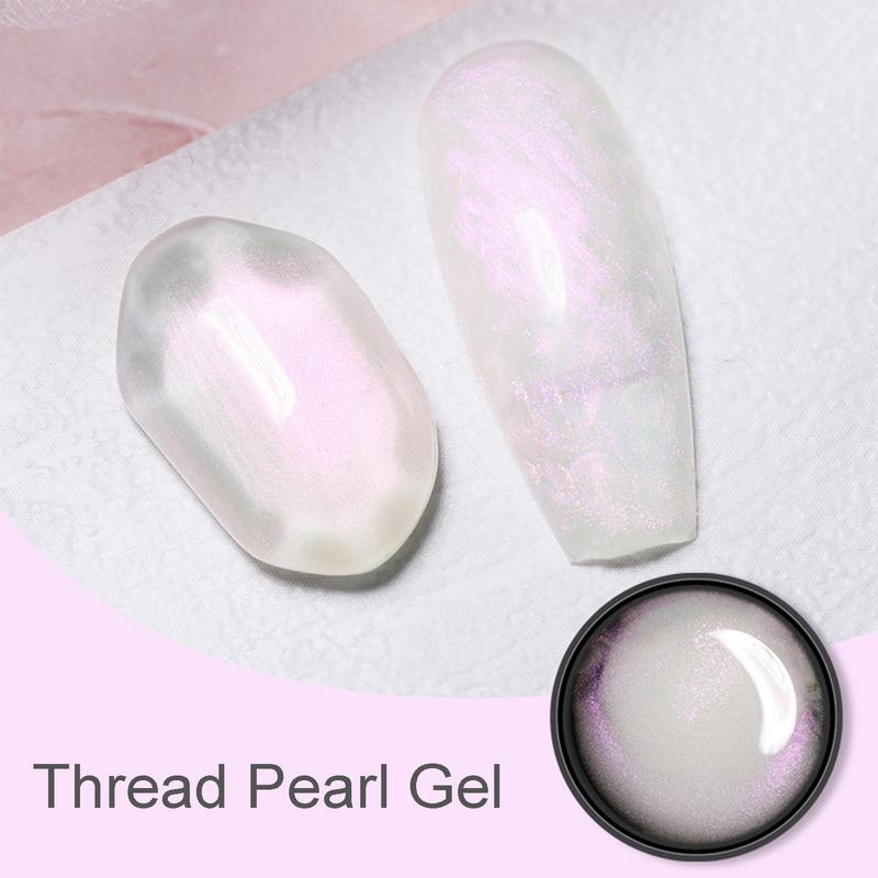 Shimmer Shell Gel Nail Polish Long Lasting UV Nail Gel DIY Nail Art Accessories