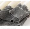 Elegant Retro Fair Isle Jacquard Cashmere Pullover Sweater for Women - Autumn/Winter Collection