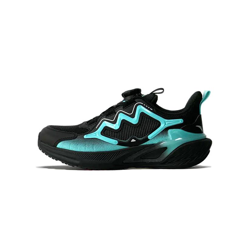 Anta Kids Pg7 Sports Fashion Trend Shock Absorption Low Top Running Shoes Men Running Shoes Black Green 312515527R-3