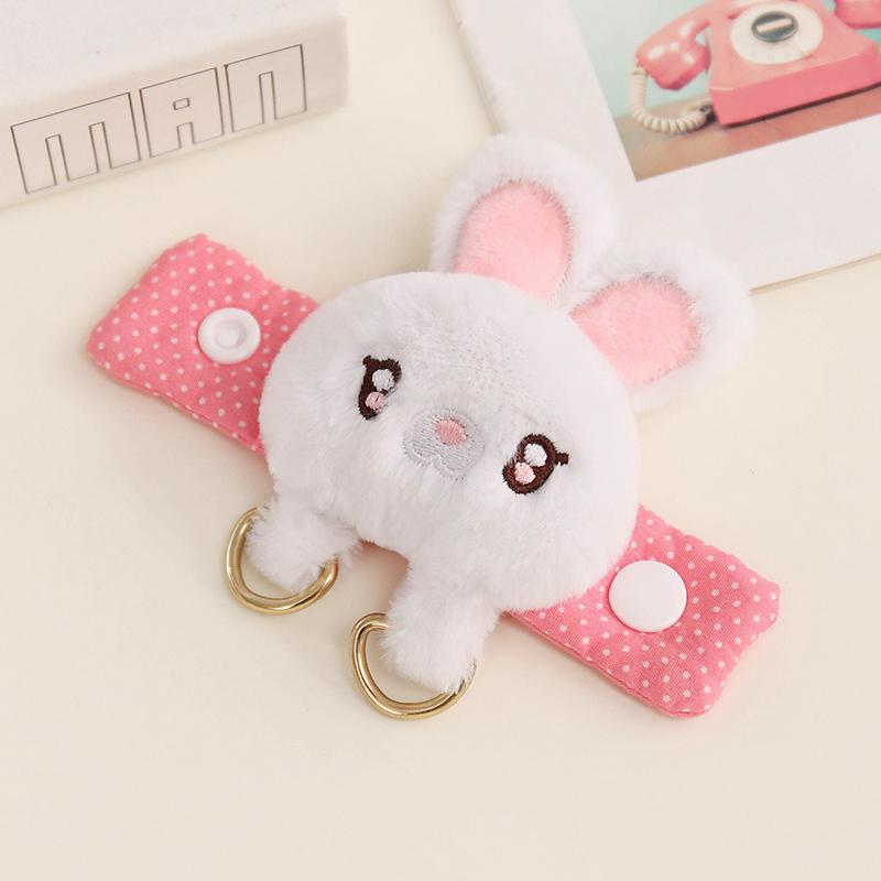 79Cm Kawaii Animal Plush Coin Purse Detachable Clip Cat Dog Bear Bunny Fox Sheep Stuffed Keychain Kids Birthday Gift Boys Girls