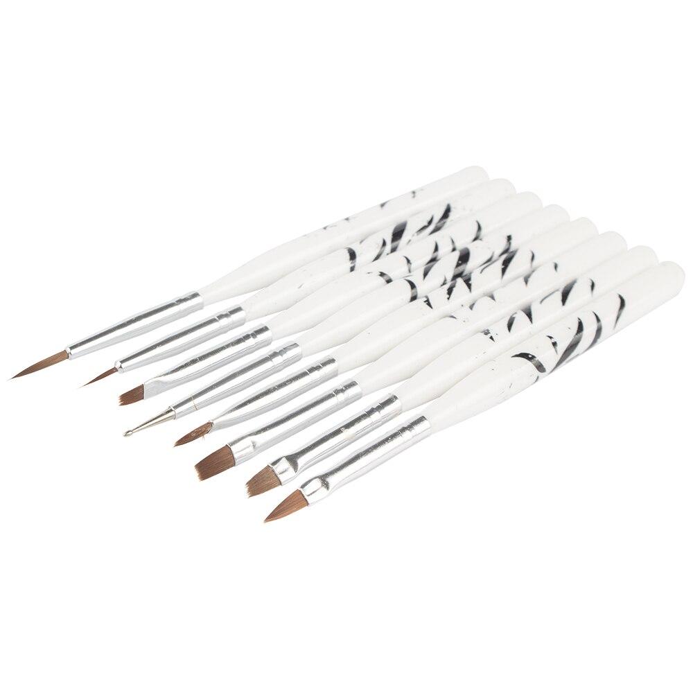 

Набор акриловых кистей для ногтей, маникюрные УФ-гелевые кисти для рисования, ручка для дизайна ногтей, наращивание гелевых кистей, кисти для подводки краски