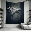 Atlanta Falcons Wall Tapestry Aesthetic Wall Hanging Printed Fabric Blanket Decorative Tapestries for Bedroom Living Room Home Decor