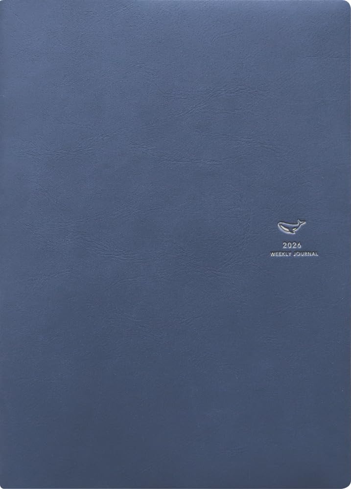 El Commune Matka Planner 2026 January Start A5 Weekly Vertical Sophia Whale DR-WV-037