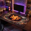 Nederland Voetbal Logo Muismat, Uitgebreide Antislip Rubberen Bureau Mat voor Gaming Kantoor Laptop Fan Cadeau