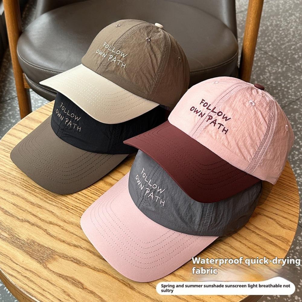 Unisex Color - Block Baseball Cap Outdoor Waterproof Quick - Dry Lightweight Breathable Sun Hat for Sports Hiking Ideal