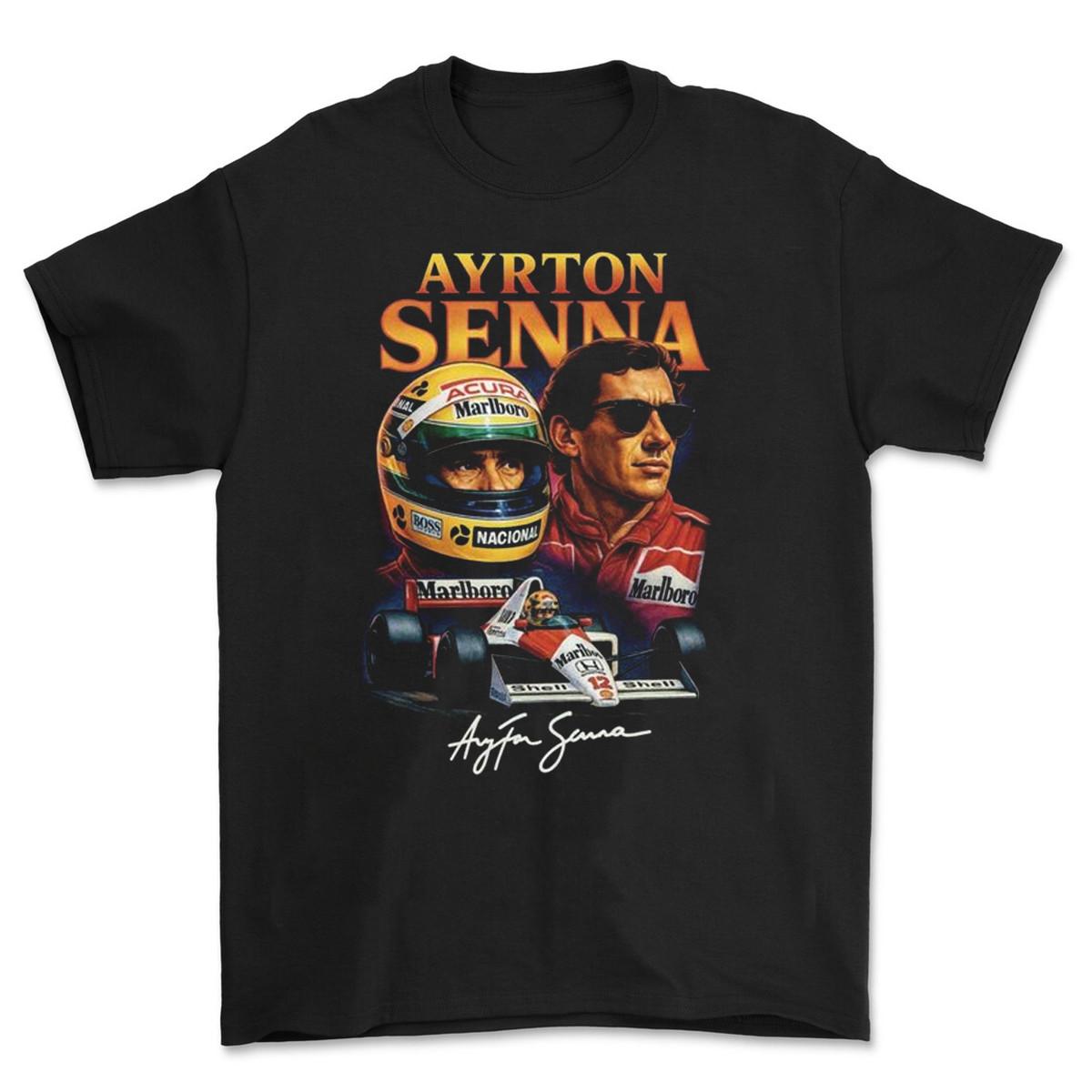 Ayrton Senna Hommage Tee Cotton Unisex Shirt 8D946 Unisex T-Shirt XXXL