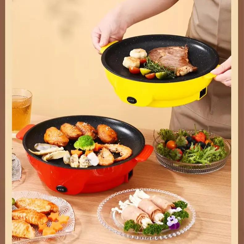 Pánev,Grilovací tácek,Elektrická pečicí deska,pekáč,Elektrický gril,grilování,Grilovaný steak,plochá pánev,nepřilnavý,Kempingový vařič