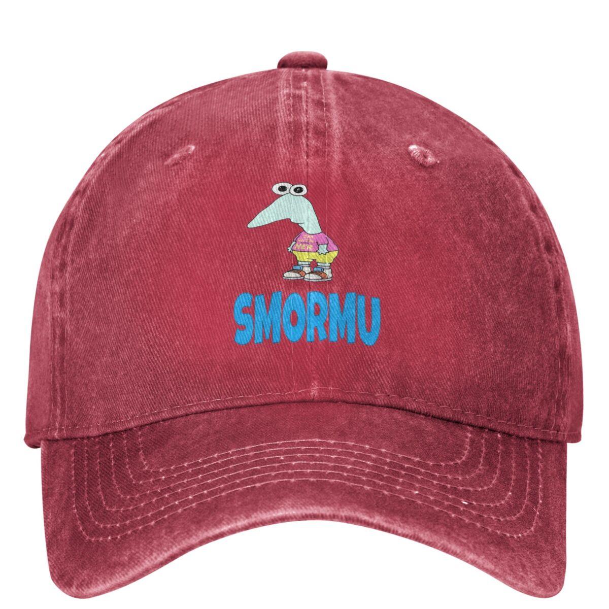 Smiling Friends Smormu Denim Baseball Cap Cartoon Outdoor Gym Trucker Dad Hat Unisex Men Casual Sun protection Baseball Caps One Size