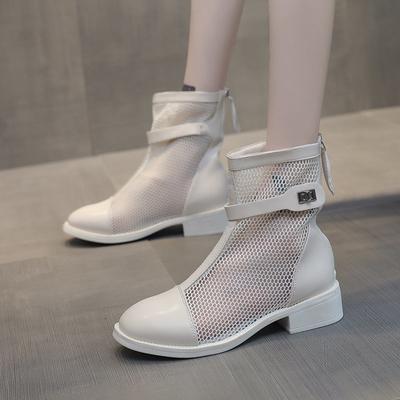 Heißer Verkauf Frau Sommer Atmungs stiefeletten aushöhlen Mesh Keile frauen Sommer Mode Shoesdfg4