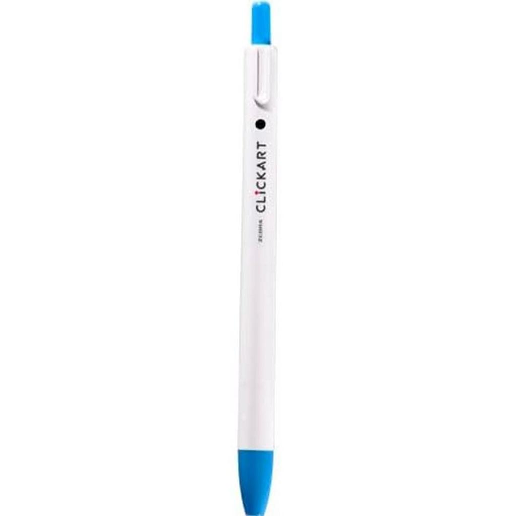 Zebra Color Pen Clickart Light Blue WYSS 22 Lb Knock-Style Water-Based
