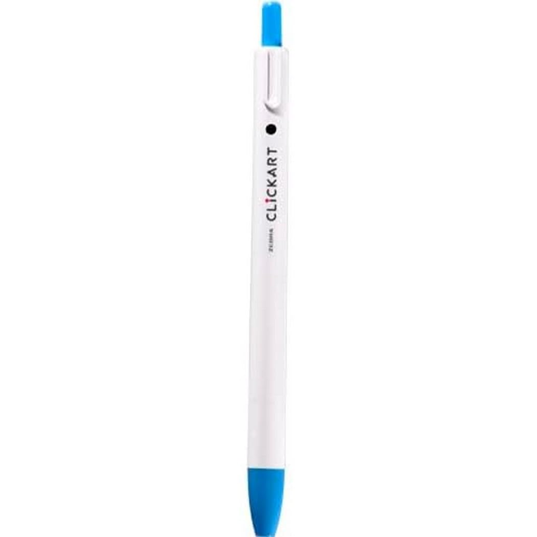 

Zebra Color Pen Clickart Light Blue WYSS 22 lb Knock-Style Water-Based синий