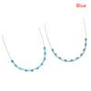 2Pcs/Pack Colorful Hook Temporary Tooth Decoration With Metal Wires Metal Bracket Orthodontic Ligature Ties Dental Decorations
